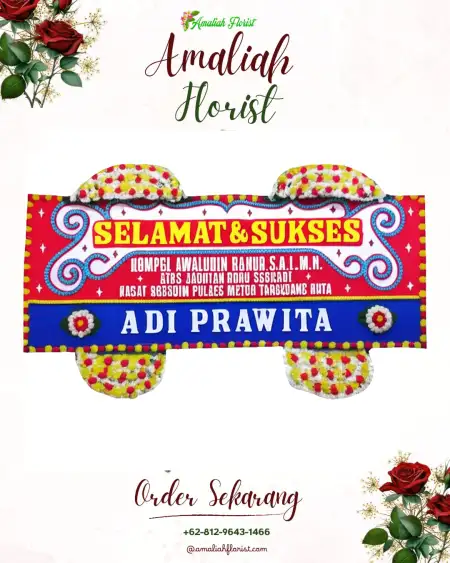 Papan Bunga Ucapan Selamat Sambiharjo